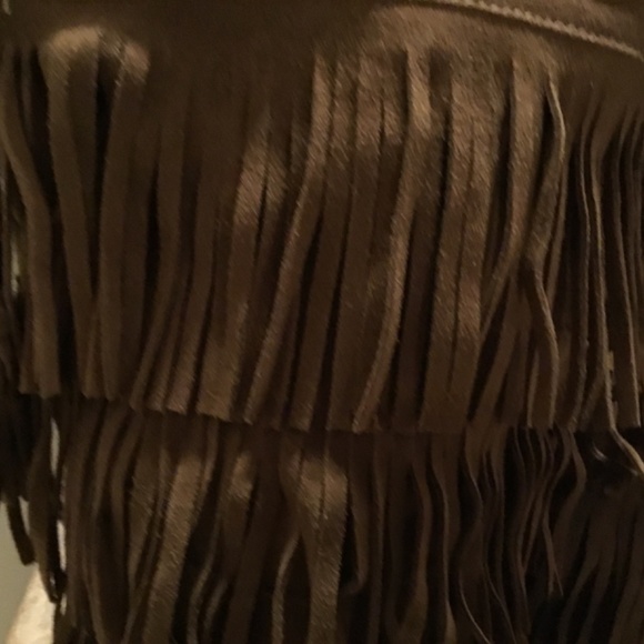 Steve Madden Chestnut Fringe Mocassin Tacoma Boots - Picture 6 of 8